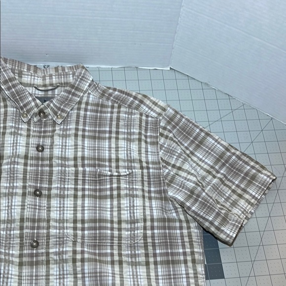 Royal Robbins Brown and White Casual Button Down Shirt - Picture 5 of 10